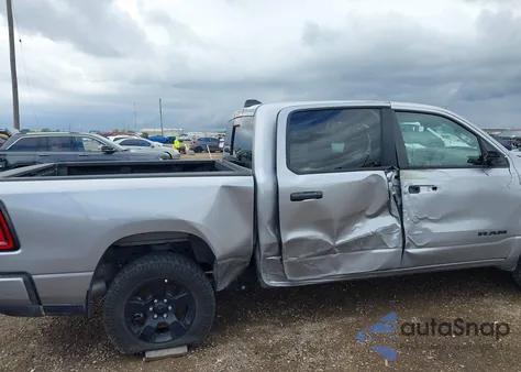 2025 Ram 1500 Tradesman 4X2 5'7 Box from USA, damaged, VIN 1C6RREGP8SN677386